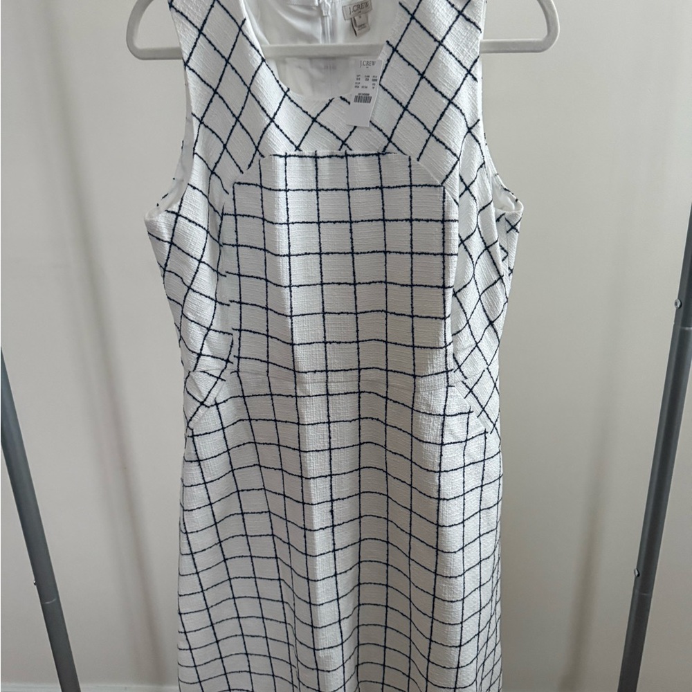 J.Crew Checkered Sleeveless Dress